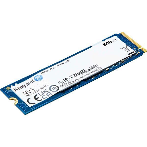 Накопичувач KINGSTON M.2 500GB NV3, PCIe 4.0 NVMe SNV3S/500G (SNV3S/500G) SNV3S/500G фото