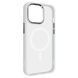 Чохол ArmorStandart Unit MagSafe для Apple iPhone 15 Pro Max Matte Clear Silver (ARM69350) ARM69350 фото 1
