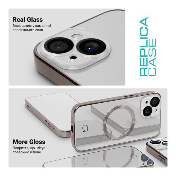 Чохол ArmorStandart Replica MagSafe для Apple iPhone 15 White (ARM76227) ARM76227 фото