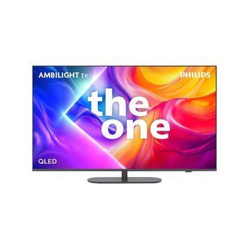 Телевізор 55" Philips QLED 4K 144Hz Smart Titan OS Black Ambilight 55PUS9010/12 фото