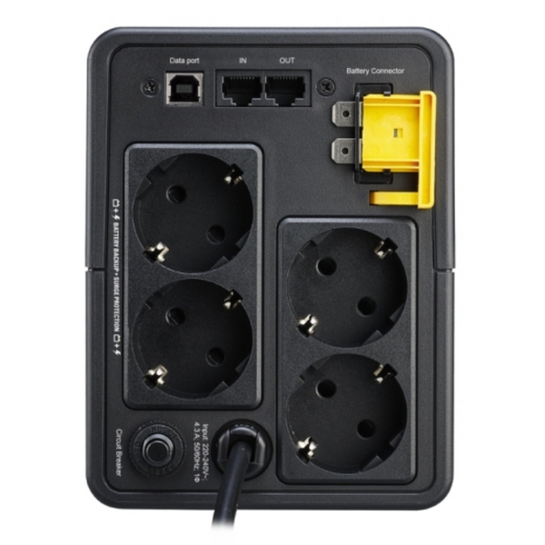 Джерело безперебійного живлення APC Back-UPS 950VA/520W, USB, 4xSchuko BX950MI-GR фото