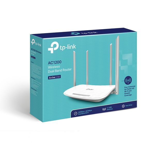 Мережеве обладнання TP-LINK Бездротовий двохдіапазонний Ar Archer C50 (Archer C50) Archer C50 фото