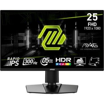 Монітор MSI IPS 24.5" FHD (1920 x 1080) 0.5ms 300Hz 17 8/178 /DP/2HDMI /колонки 2*2W MAG 255PXF (MAG 255PXF) MAG 255PXF фото