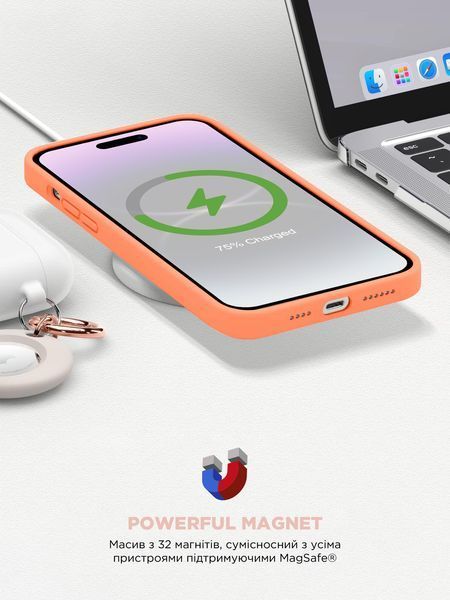 Чохол ArmorStandart ICON2 MagSafe для Apple iPhone 15 Orange Sorbet (ARM72734) ARM72734 фото