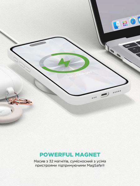 Чохол ArmorStandart ICON2 MagCase для Apple iPhone 17 White (ARM86673) ARM86673 фото