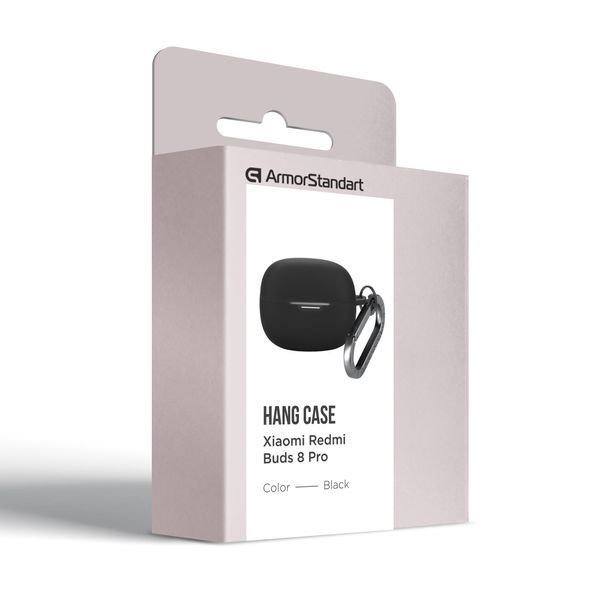 Чохол ArmorStandart Hang Case для Xiaomi Redmi Buds 8 Pro Black (ARM91108) ARM91108 фото