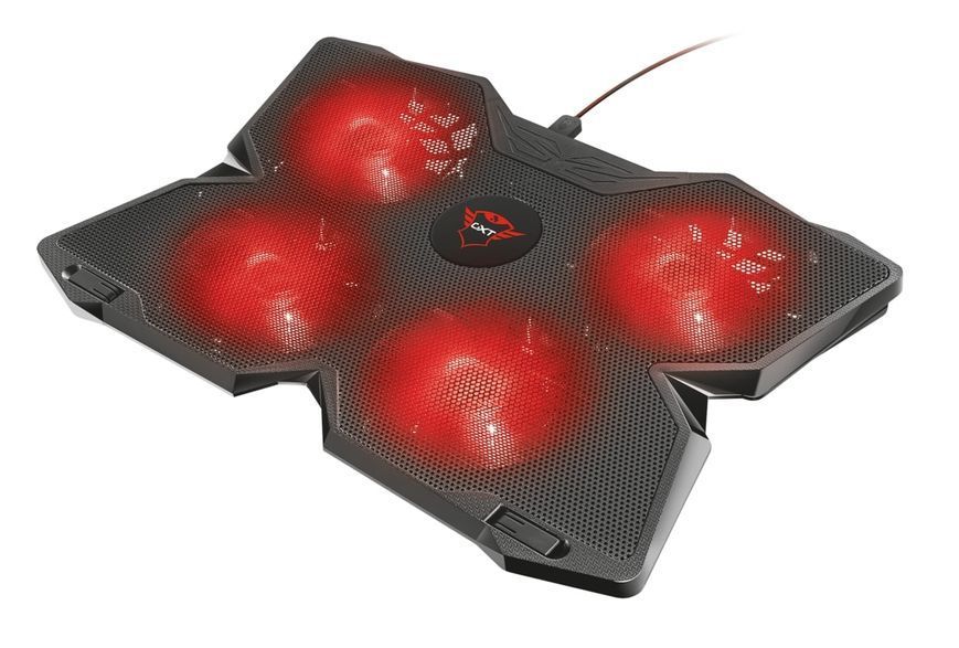 Підставка для ноутбука Trust GXT 278 Yozu, до 17.3", RED LED, чорний 20817_TRUST фото