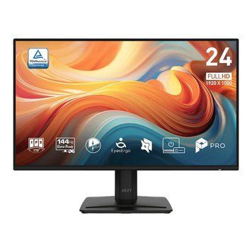 Монітор MSI IPS 23.8" FHD (1920 x 1080) 1ms 144Hz 178/ 178 /DP/ HDMI /Mic/HP/колонки 2*2W PRO MP243 E14 (PRO MP243 E14) PRO MP243 E14 фото