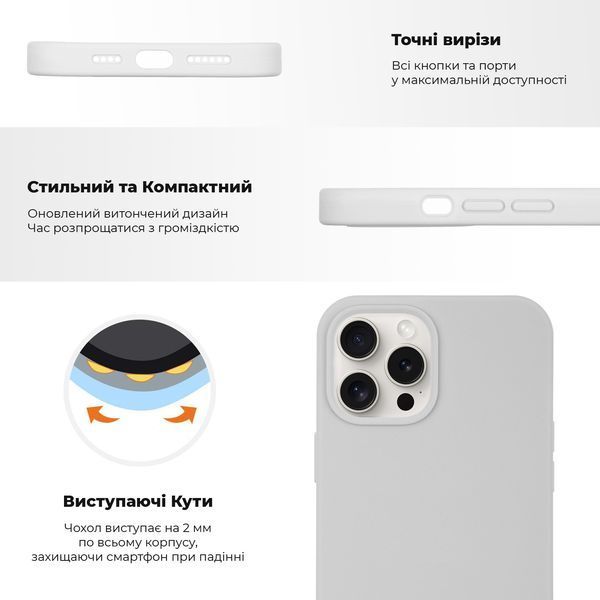Чохол Original Silicone Case для Apple iPhone 15 Pro Max Purple (ARM69800) ARM69800 фото