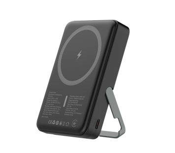 Портативний акумулятор ATRIA УМБ PD20W USB-C 15W Wireless MagSafe 10000mAh black WPD-W57B (WPD-W57B) WPD-W57B фото