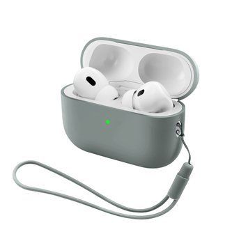 Чохол ArmorStandart Silicone Case with straps для Apple AirPods Pro 3 Grey (ARM91281) ARM91281 фото