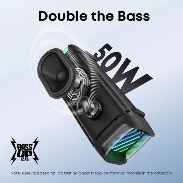 Портативна акустика Anker SoundСore Boom 3i Black (7149470) D5100010 фото
