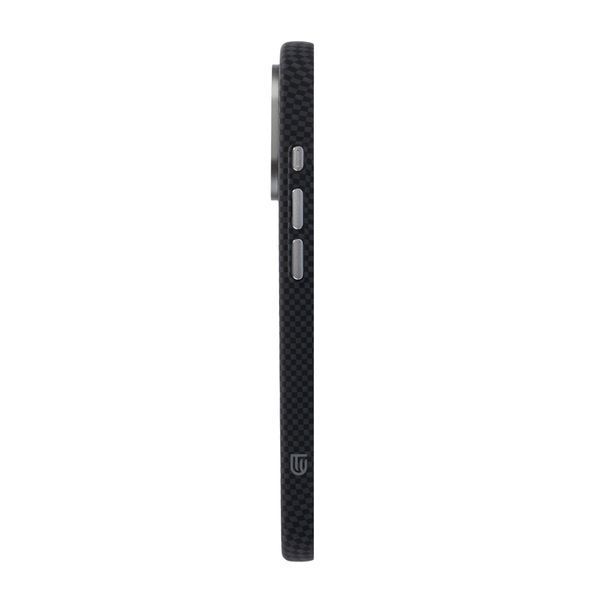 Чохол ArmorStandart LikeCarbon2 MagCase для Apple iPhone 15 Pro Max Kevlar Black (ARM88590) ARM88590 фото