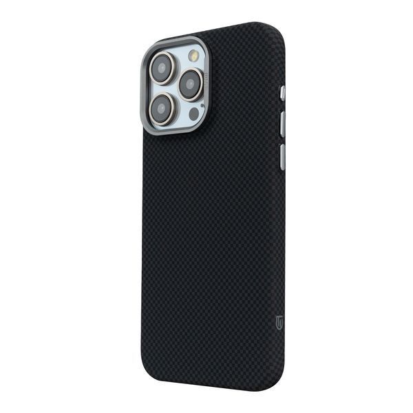 Чохол ArmorStandart LikeCarbon2 MagCase для Apple iPhone 15 Pro Max Kevlar Black (ARM88590) ARM88590 фото